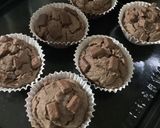 米粉と豆腐のチョコバナナマフィン作り方6写真