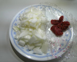 【土鍋】新玉ねぎと梅の炊き込みご飯作り方2写真
