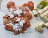 柔らかい！簡単！鶏の胸肉とネギの塩焼き作り方3写真