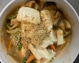 お一人様クリーミーロコモコ味豆腐野菜炒め作り方22写真