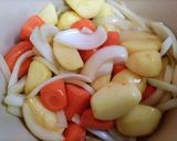 簡単夕飯昼食豚こまで定番の味しみ肉じゃがコツあり作り方5写真