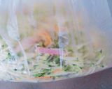 ＊ズッキーニとハムとチーズの洋風チヂミ＊作り方3写真