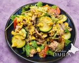 ひき肉とズッキーニのマヨ炒め【夏野菜の報告会🍅】作り方5写真