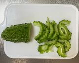 ゴーヤと茹でどりのサラダ作り方3写真