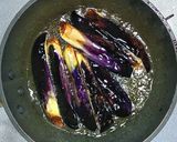 豚バラ肉とナスの油淋鶏風作り方3写真