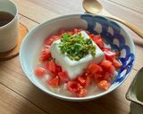 豆腐とトマトのっけ♪冷やし一汁三菜ボウル作り方2写真