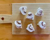 カマンベールの生ハムロール焼き作り方3写真