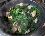 ワンパンで♡ハラミとほうれん草の中華炒め作り方5写真