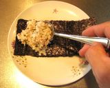 えのき 花かつお 昆布 納豆で海苔作り作り方11写真