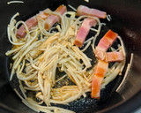 簡単☆弁当！エノキとベーコンの醤油炒め作り方2写真