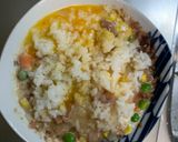 レンジ簡単中華風ビビンバ味炒飯弁当作り方9写真