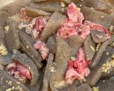 こんにゃくの牛バラ味噌煮作り方5写真