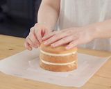 ガーデンケーキ (エディブルフラワー)作り方24写真