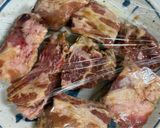 夕食おつまみ肉料理★スペアリブの照り焼き作り方3写真