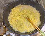 ワンパン 明太クリームパスタ作り方3写真