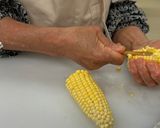 【つどいごはん】とうもろこしの炊込みご飯作り方1写真