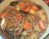 そぼろと白菜の肉じゃが作り方8写真