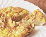 簡単ランチ♪さつま芋のスペイン風オムレツ作り方3写真