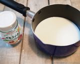 *白胡麻黒胡麻のとろとろブランマンジェ*作り方2写真