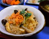 焼さけあらほぐし&お餅で簡単 鮭おこわ♪作り方5写真