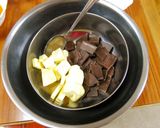 ＊ 焼き生チョコレートケーキ ＊作り方3写真