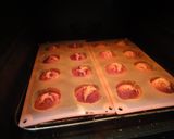 ピンク色♡チョコinローズフィナンシェ♪作り方8写真