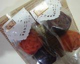 ピンク色♡チョコinローズフィナンシェ♪作り方12写真