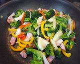 フライパンで野菜タップリのピザ～♪作り方9写真
