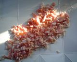 ベーコンの保存　くるくる巻き冷凍作り方4写真