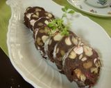 バレンタインにチョコレートサラミ作り方5写真