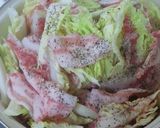 ☆豚バラと白菜の重ね蒸し☆作り方5写真