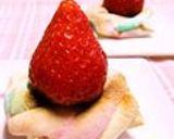 餃子の皮de苺❤マシュマロの大福風作り方16写真