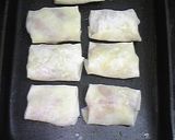 あまった餃子の皮で☆ジャーマン巻き！作り方5写真