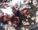 私の好きな肉味噌作り方1写真