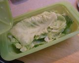 レンジで簡単な♪【キャベツの重ね蒸し】作り方2写真