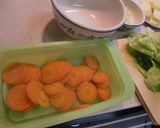 レンジで簡単な♪【キャベツの重ね蒸し】作り方4写真