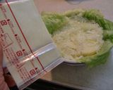 レンジで簡単な♪【キャベツの重ね蒸し】作り方9写真