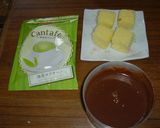 超カンタン　レミントンのチョコ＆抹茶作り方1写真