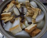 べっこう色に味がしみた大根煮～母の味~☆作り方4写真
