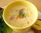 野菜たっぷりコーンポタージュ作り方5写真