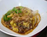白菜と牛ひき肉の炒め物（和風だし仕立て）作り方4写真