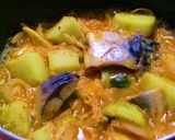 簡単♪✾鯖とじゃがいもの 味噌キムチ煮✾作り方3写真