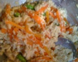 簡単！人参と枝豆の白和え風作り方4写真