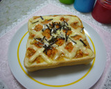 ＊味噌マヨで和風　　　鮭トースト＊作り方4写真