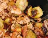 豚肉と茄子のガリバタつゆ炒め作り方6写真