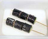 魚肉ソーセージの串揚げ作り方4写真