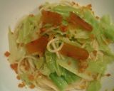 からすみとキャベツの簡単パスタ作り方9写真
