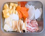 豚汁カレー煮込みうどん作り方1写真