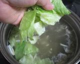 簡単!激うま!レタスdeスープ作り方5写真