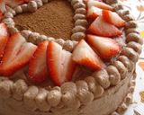 チョコレートケーキ　バレンタイン用作り方3写真